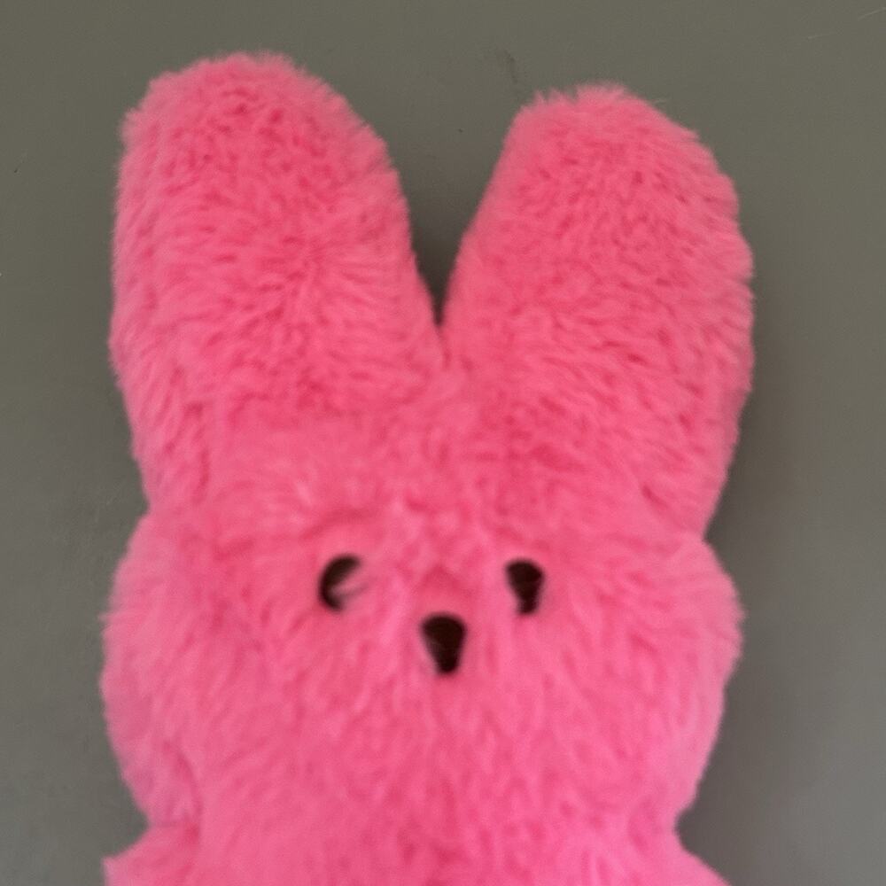 Peeps Pink and Multicolor Fuzzy Bunny Rabbit 8 Inch Plush Dan Dee Lot of 2 - Picture 8 of 12
